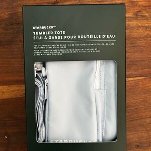 Starbucks Silver Tumbler Tote